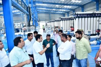 Ghaziabad Municipal Corporation's Green Municipal Bond project completed; Municipal Commissioner inspected Indirapuram TSTP IMAGE CREDIT TO NAGAR NIGAM