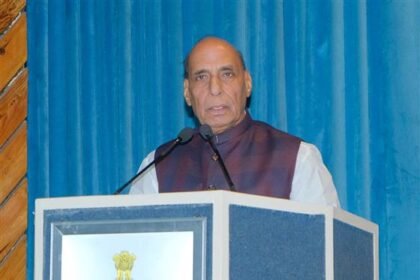 Defence Minister Rajnath Singh described Operation Sindur as a symbol of unprecedented unity and coordination among the three armed forces IMAGE CREDIT O PIB