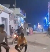 Playing with fireworks turned into a dangerous accident; a young man got burned and has been admitted to the hospital IMAGE CREDIT TO REPORTER