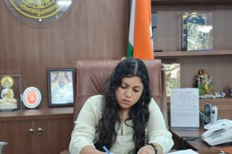 At the Noida camp office, District Magistrate Medha Rupam listened to the public's grievances and issued strict instructions to officials on the spot IMAGE CREDIT TO INFORMATION DEPARTMENT