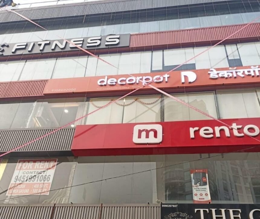 The GDA’s bulldozer has now rolled into Indirapuram: several properties face sealing and demolition action IMAGE CREDIT TO AUTHORITY