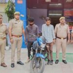 Crossing Republic police arrested two accused with a stolen motorcycle IMAGE CREDIT TO POLICE