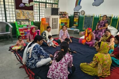 Mission Shakti Campaign: Women were made aware of their legal rights and self-defense at the Chhalera Anganwadi Center IMAGE CREDIT TO AUTHORITY