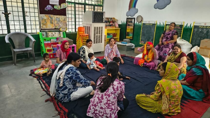 Mission Shakti Campaign: Women were made aware of their legal rights and self-defense at the Chhalera Anganwadi Center IMAGE CREDIT TO AUTHORITY