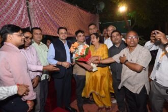 The municipal corporation made arrangements at the ghats, while the police remained on high alert IMAGE CREDIT TO NAGAR NIGAM