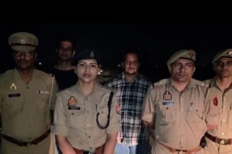 Operation Langda: Wave City police arrested two robbers in an encounter, with one of them sustaining a gunshot wound to the leg IMAGE CREDIT TO POLICE