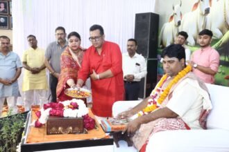 Listening to the Bhagwat Katha paves the way to salvation, and the sins of multiple lifetimes are eradicated IMAGE CREDIT TO Hardik Bhai Joshi