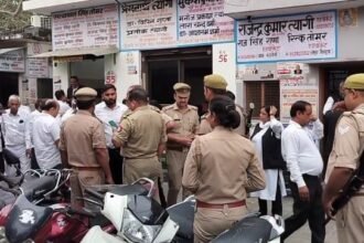 Clash erupts among lawyers in the court complex, causing panic due to a scuffle; police intervened to restore order, while a boycott threat was issued over inaction IMAGE CREDIT TO POLICE