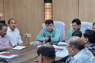 The Chief Development Officer gave strict instructions in the review meeting of development works, stating that negligence in the schemes will not be tolerated IMAGE CREDIT TO INFORMATION DEPARTMENT