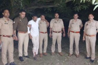 Fugitive history-sheeter Abuzar was caught in an encounter and sustained injuries from a gunshot IMAGE CREDIT TO POLICE