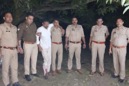 Fugitive history-sheeter Abuzar was caught in an encounter and sustained injuries from a gunshot IMAGE CREDIT TO POLICE