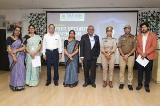 An awareness program on “Cyber Aware India” was organized at Saraswati College of Nursing IMAGE CREDIT TO INSTITUTE