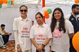 A wave of patriotism in Noida on National Unity Day, as a large crowd gathered for the Run for Unity IMAGE CREDIT TO INFORMATION DEPARTMENT