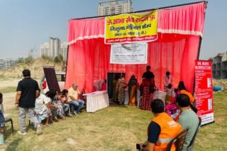 Abha Seva Sadan organized a free medical camp, bringing smiles back to the faces of the poor IMAGE CREDIT TO Abha Seva Sadan