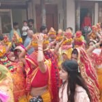 In Rabupura, the seven-day Shrimad Bhagwat Katha began with a Kalash Yatra, immersing Shanti Nagar in devotion IMAGE CREDIT TO REPORTER