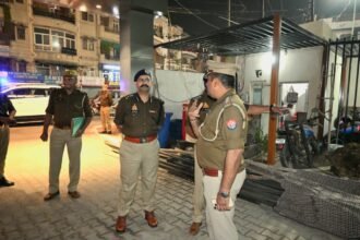 Additional CP Keshav Kumar Chaudhary inspected the Shalimar Garden police station and directed the disposal of pending investigations IMAGE CREDIT TO POLICE