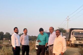 Road development work in Raj Nagar Extension gains new momentum; projects stalled for years are picking up pace again IMAGE CREDIT TO AUTHORITY