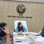 Meeting chaired by District Magistrate Medha Rupam held on the reorganization of polling stations; discussions focused on making the election process smoother IMAGE CREDIT TO INFORMATION DEPARTMENT