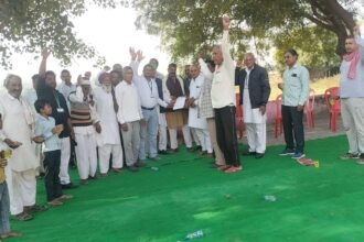 Anger erupted among the farmers’ organization after being denied permission to hold a protest; they accused the administration of acting arbitrarily IMAGE CREDIT TO WORKERS UNION