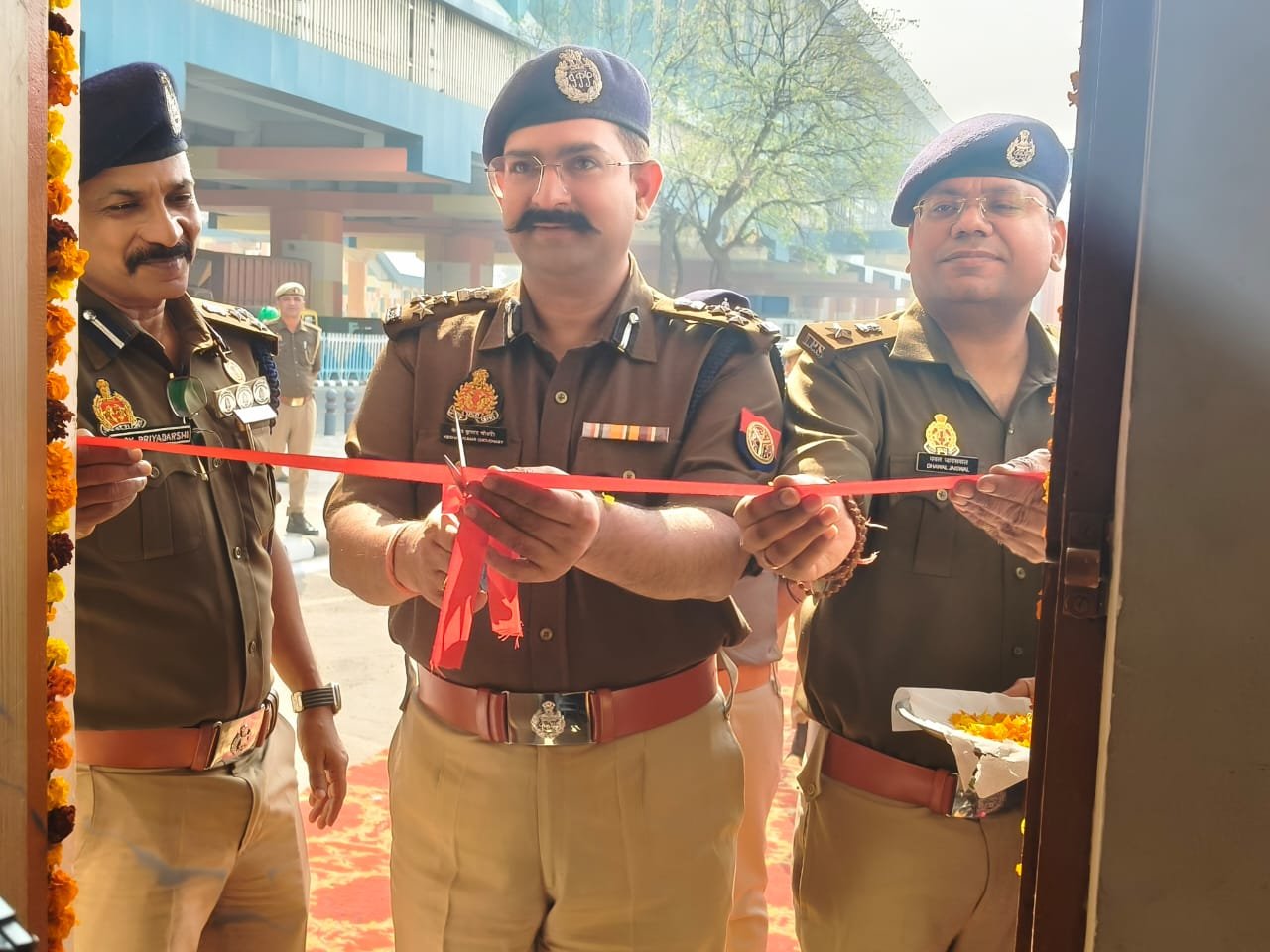 Additional CP Keshav Kumar Chaudhary inaugurated two new police chowkis IMAGE CREDIT TO POLICE