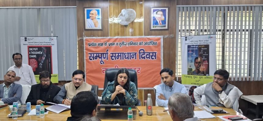 Samagra Samadhan Diwas was conducted in all three tehsils of the district; 142 complaints were registered, and 11 were resolved on the spot IMAGE CREDIT TO INFORMATION DEPARTMENT