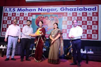 The promotion of the film Jassi Weds Jassi at ITS Ghaziabad generated great excitement and made the day sparkle with the glamour of stars IMAGE CREDIT TO ITS