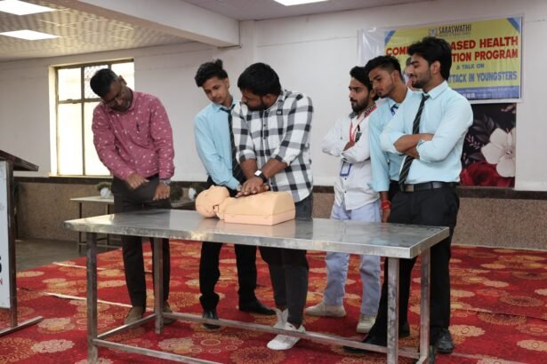 Saraswati Medical College’s Initiative on Heart Attack Awareness Among Youth at JMS Institute IMAGE CREDIT TO INSTITUTE
