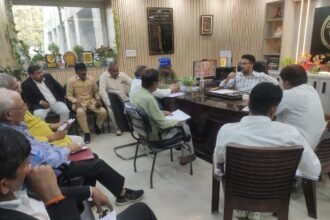 Regarding Preparation of Electoral Rolls, Additional District Magistrate Saurabh Bhatt Holds Meeting with Political Party Representatives IMAGE CREDIT TO INFORMATION DEPARTMENT