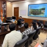 Biodiversity Park to be equipped with modern facilities; Municipal Commissioner reviews the presentation IMAGE CREDIT TO NAGAR NIGAM