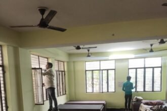 The Municipal Corporation has started repair work at night shelters to provide accommodation for the homeless IMAGE CREDIT TO NAGAR NIGAM