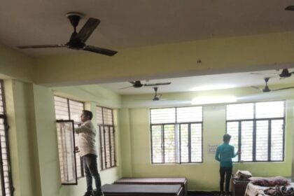 The Municipal Corporation has started repair work at night shelters to provide accommodation for the homeless IMAGE CREDIT TO NAGAR NIGAM