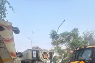 Strict Action by Authority in Sector Alpha 2: 30 Illegal Kiosks and Counters Removed IMAGE CREDIT TO AUTHORITY