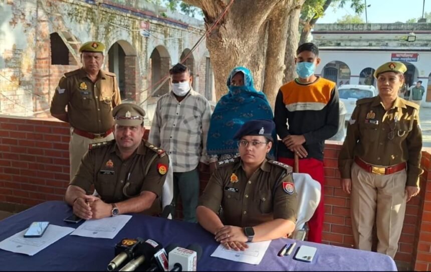 Two Abducted Children Rescued Safely from Brajghat; Three Accused, Including a Woman, Arrested IMAGE CREDIT TO POLICE