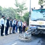 Municipal Officials Take to the Streets to Combat Air Pollution, Review Ongoing Works IMAGE CREDIT TO NAGAR NIGAM