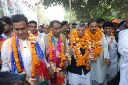 Unity march organized in Dadri Assembly on Sardar Patel’s 150th birth anniversary, a remarkable display of unity and patriotism IMAGE CREDIT TO BJP
