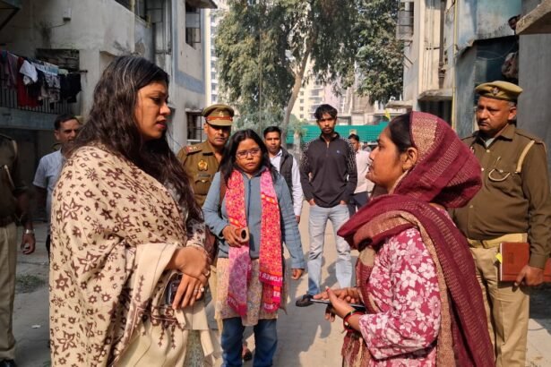 District Magistrate Medha Rupam Reviews Ground Preparations for Voter Revision Campaign, Interacts with Residents Door-to-Door in Society IMAGE CREDIT TO INFORMATION DEPARTMENT