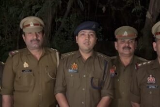 Operation Langda: Indirapuram Police arrested a robber in an encounter; he was shot in the leg IMAGE CREDIT TO POLICE