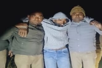 In Bijnor, a chain snatcher was arrested IMAGE CREDIT TO POLICE