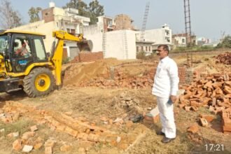 Major action by the Authority against illegal plotting in the rural development area; demolition drives conducted at four locations IMAGE CREDIT TO AUTHORITY