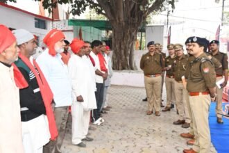 DIG Kalanidhi Naithani conducted a thorough inspection of Kotwali and Khekra police stations, issued strict instructions to keep the security arrangements tight and efficient IMAGE CREDIT TO POLICE