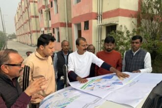 The face of Madhuban Bapudham is changing rapidly IMAGE CREDIT TO AUTHORITY