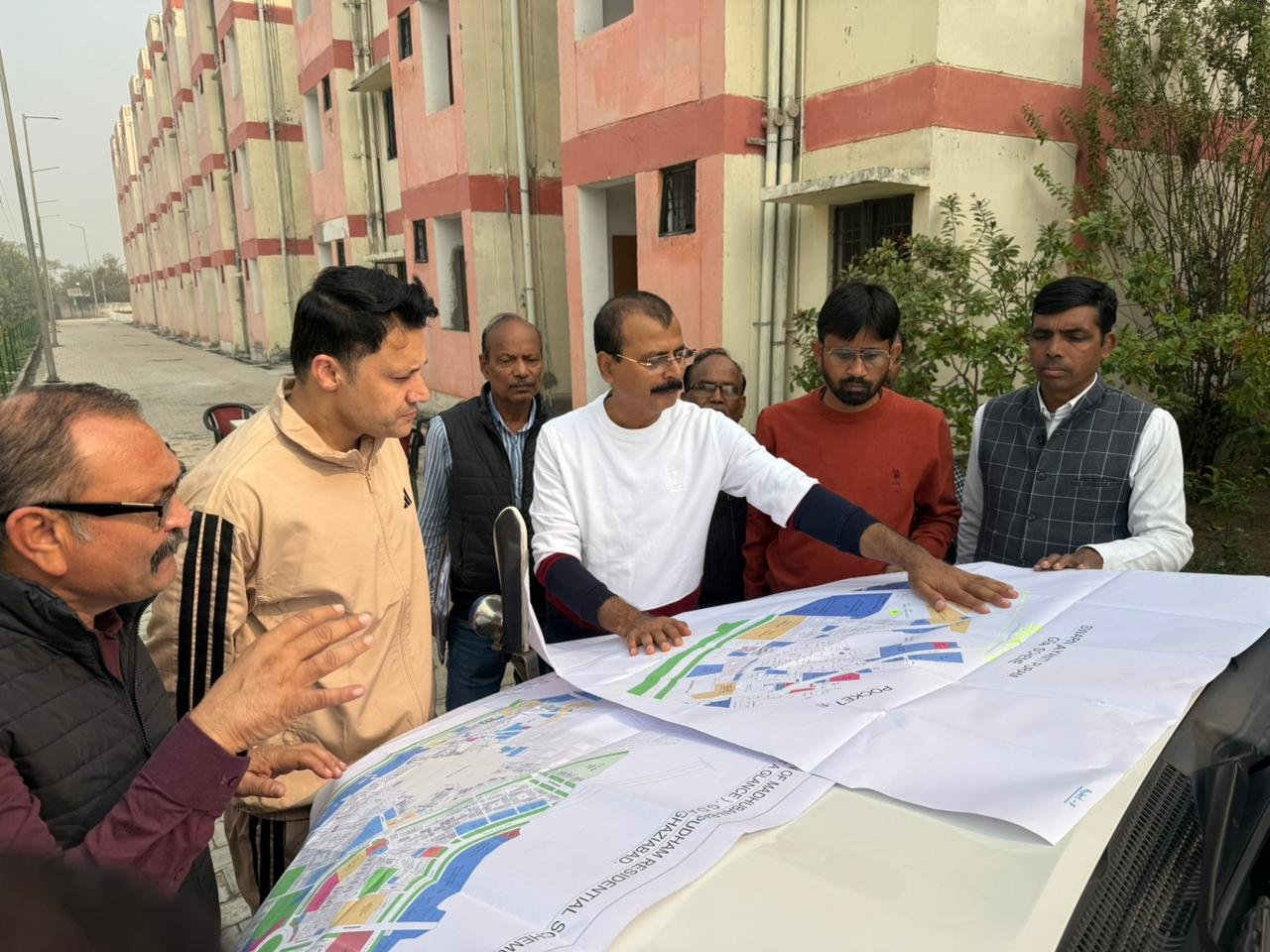 The face of Madhuban Bapudham is changing rapidly IMAGE CREDIT TO AUTHORITY