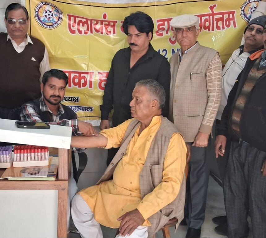 Large Turnout at Free Blood Test Camp IMAGE CREDIT TO Alliance Club