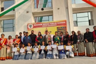 Mera Yuva Bharat Hapur organized a block-level sports competition IMAGE CREDIT TO Mera Yuva Bharat