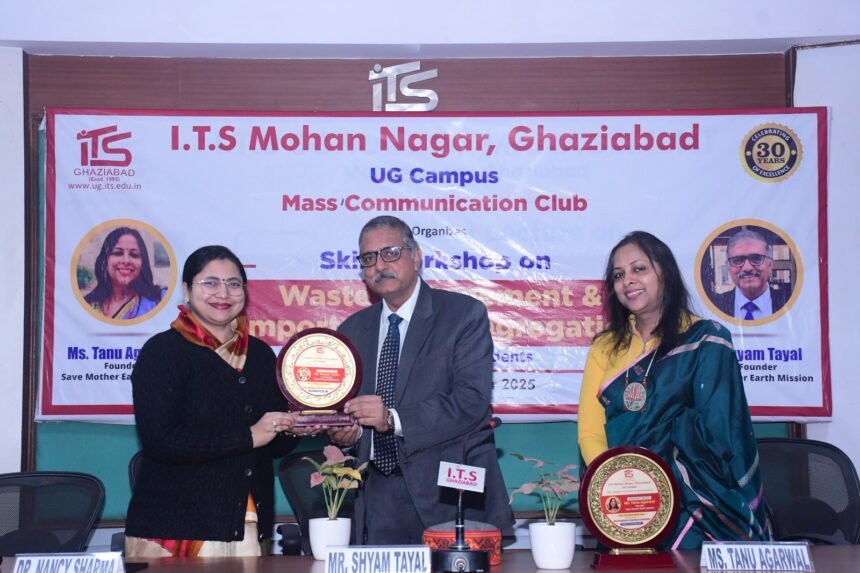 Awareness workshop on waste management and segregation concluded at ITS Mohan Nagar IMAGE CREDIT TO ITS