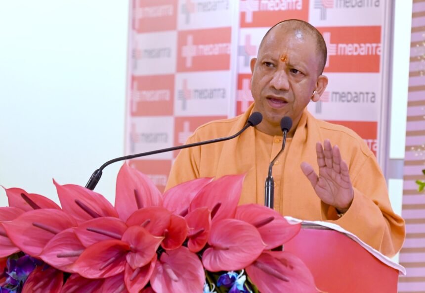 In Noida, the Chief Minister inaugurated the 550-bed Medanta Super Specialty Hospita IMAGE CREDIT TO INFORMATION DEPARTMENT