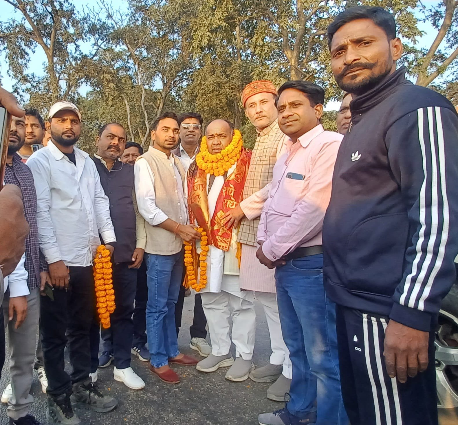 Hearty welcome for Harbir Pal Singh in Sarurpur Khurd IMAGE CREDIT TO भारतीय मतदाता संघ