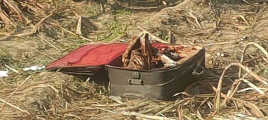 The female skeleton found in a black suitcase revealed layers of terror; police accelerated investigation by forming three teams IMAGE CREDIT TO POLICE