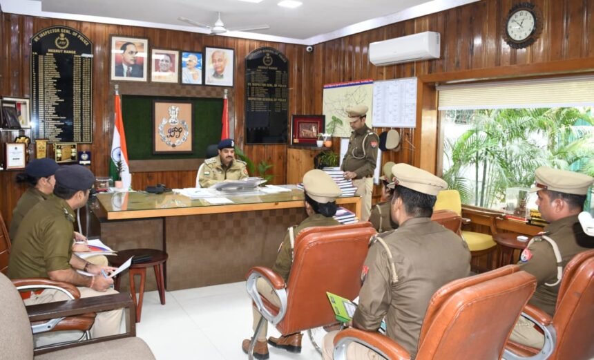 Extensive review of Mission Shakti and Zero Fatality District programs in the Meerut range; strict instructions issued on women’s safety and road accident control IMAGE CREDIT TO POLICE