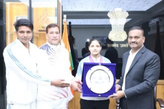 Women’s Kabaddi World Cup 2025: Female constable Anu Kumari was honored by the Police Commissioner IMAGE CREDIT TO POLICE